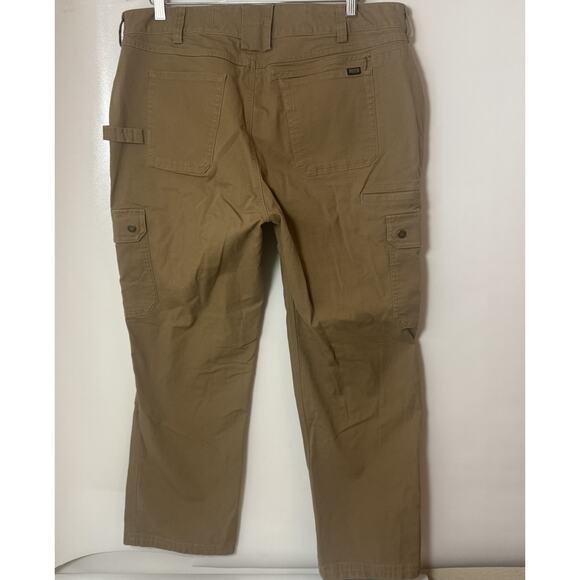 Duluth Flex Fire Hose Bootcut Work Pants Womens 16 x 30 Duck Canvas Reinforced - Picture 2 of 8